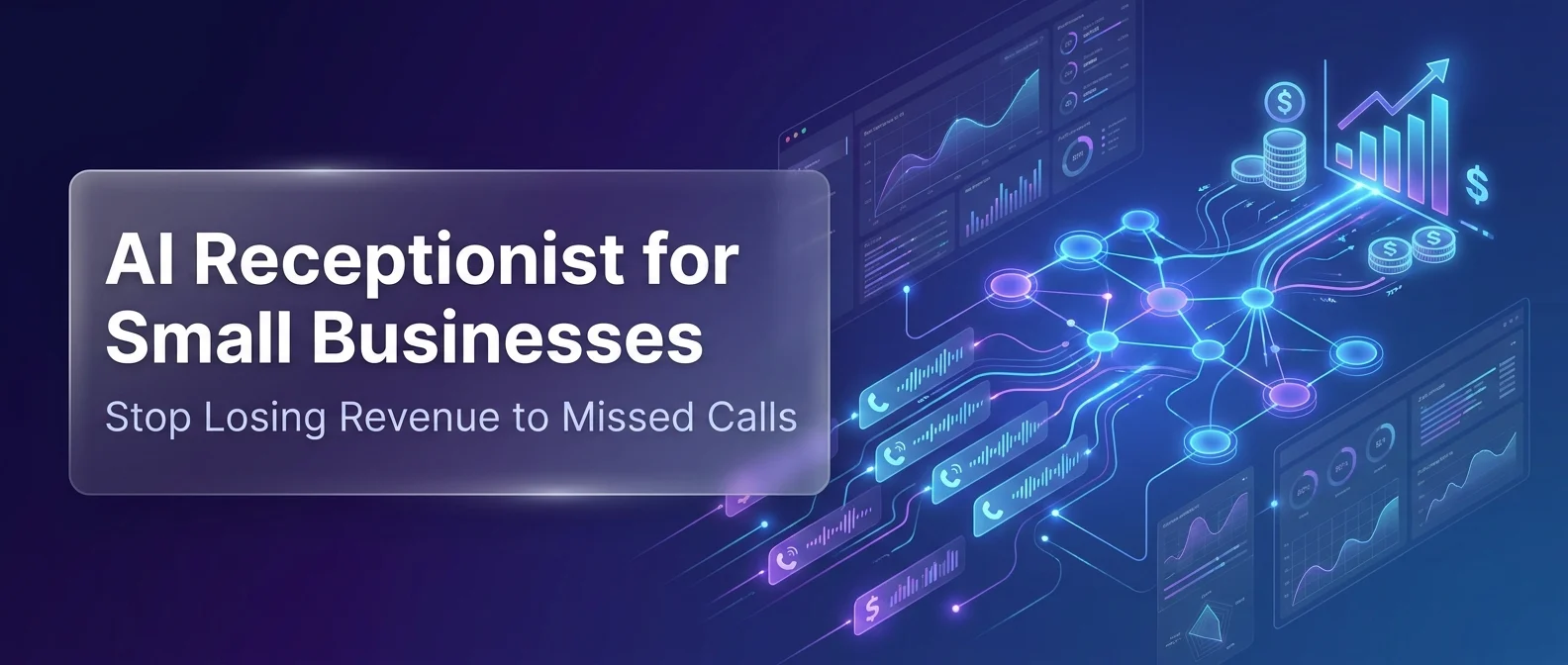 AI receptionist for small business - feature image